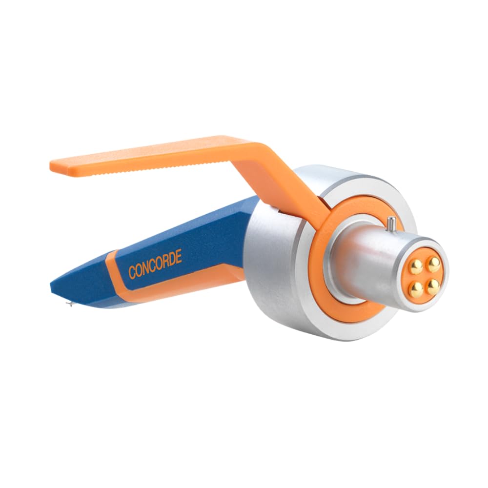 Ortofon Concorde MkII DJ CC Single Cartridge & Spherical Stylus Bundle with Liquid Audio Carbon Fiber Record Brush & Instrument Polishing Cloth