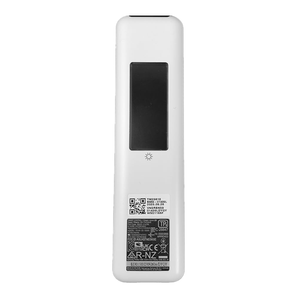 Ceybo BN59-01482A BN59-01439L Solar Voice Remote Control for Samsung Smart TVs, Compatible with The Frame QLED Series 4K Includes Netflix, Prime Video