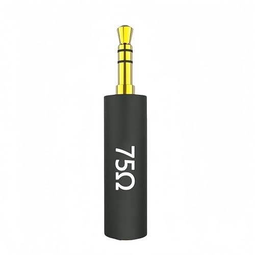 Girftu JCALLY Conductor Earphone 3.5mm to 3.5mm Impedance Plug Rod 30ohm 75 150 200 400 600 ohm Noise Cancelling Adapter Resistance Reduce Noise