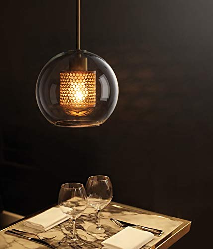 LVWIT G14 LED Filament Globe Bulb Dimmable, 5.5W Eqv 60W 2700K Warm White