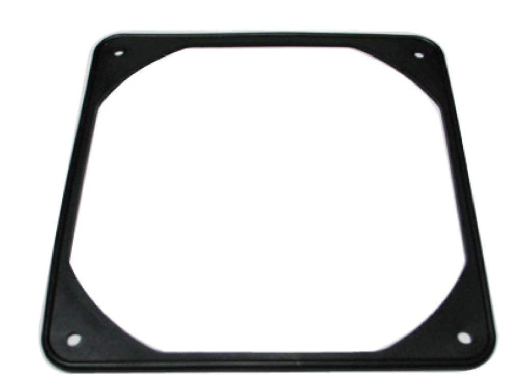 120mm Fan Silicone Soft Anti-Vibration Noise Reduction Silencer Gasket - Black