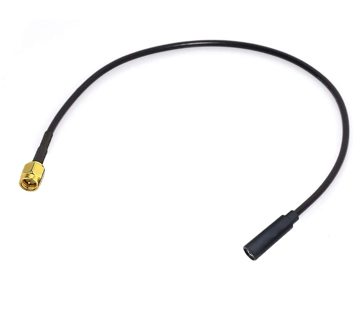 supmory SMA Male 3.5mm Female Adapter Radio Antenna Extension Cable 1.6 feet