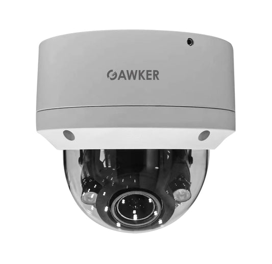 GAWKER G1083PDIR Dome CCTV Security Camera, 1080P HD-TVI/AHD/CVI and CVBS(Default) Video Out switchable, True Day&Night, IP66 Vandal Proof, 2.8-12mm