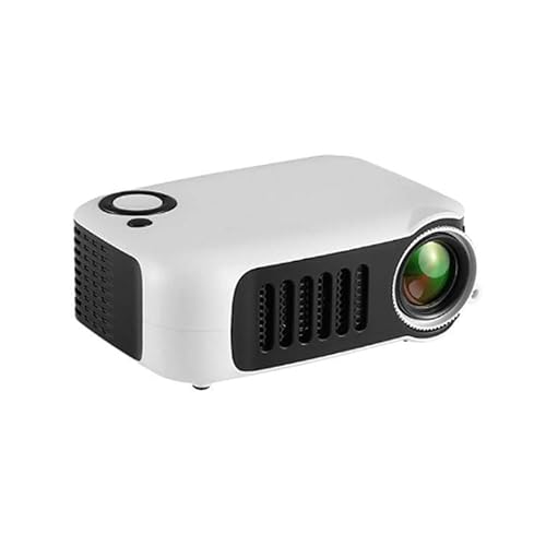 XNASU Mini Portable Projector, 800 Lumen Supports 1080P LCD 50,000 Hours Lamp Life Home Theater Video Projector Support Power Bank,