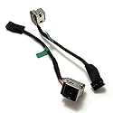 Charging Port DC in Power Jack Cable Replacement for HP ProBook 440 450 455 470 G1 440 450 455 G2 710431-SD1 710431-FD1