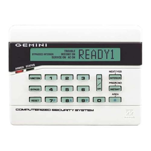 Napco GEM-RP2ASE2 Intrusion System Keypads,5-7/8" W,LCD