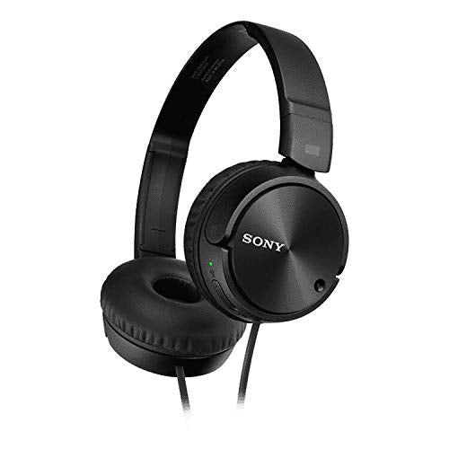 Sony MDRZX110NC Noise Canceling On Ear Headphones, Black