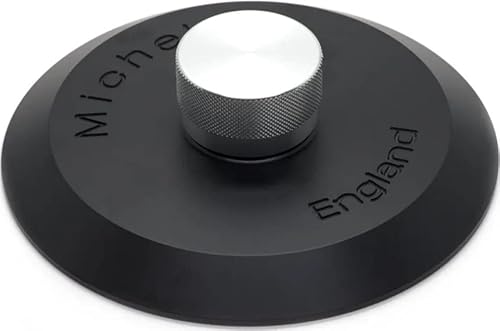 Michell Engineering Standard Fitting Black Delrin Record Clamp (Silver Knob)