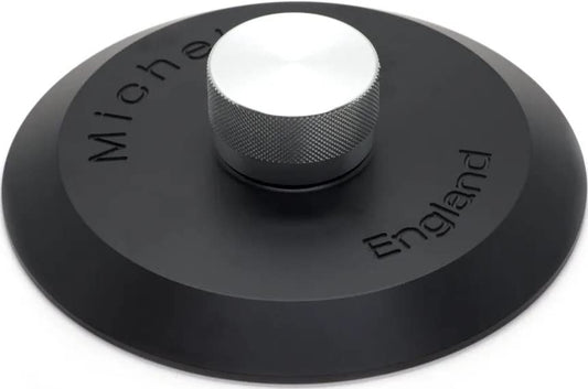Michell Engineering Standard Fitting Black Delrin Record Clamp (Silver Knob)