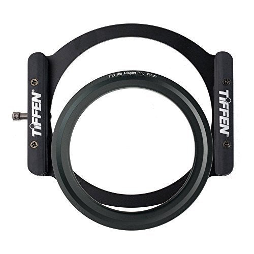 Tiffen Step Ring Camera Lens Square Filter, Black (PRO100HDR77)