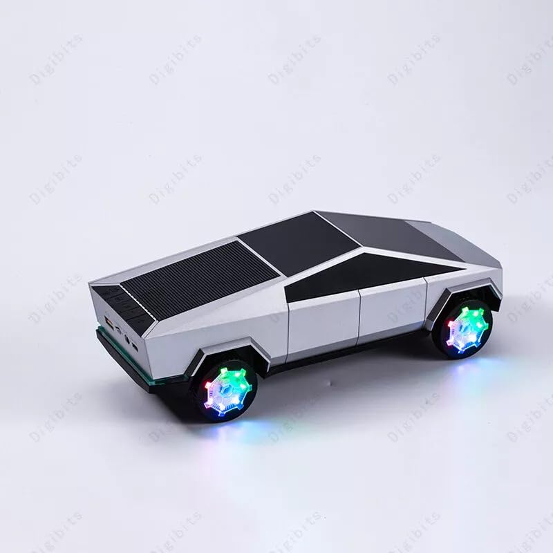 Exotic Audio VILOFAL Cyberpickup Bluetooth Speaker + Car Wireless Charger, RGB Lights, Children Truck Toy
