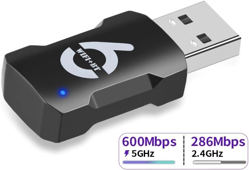AX900 USB WiFi 6 Bluetooth 5.3 Adapter 2in1 Dongle Dual Band 2.4G&5.8GHz USB WiFi Network Wireless WLAN Receiver