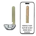 Key Cut Service + Emergency Key Blade for Smart Key Fob Remote Replacement for Honda 2013-2025 PN: 35118-T2A-A50