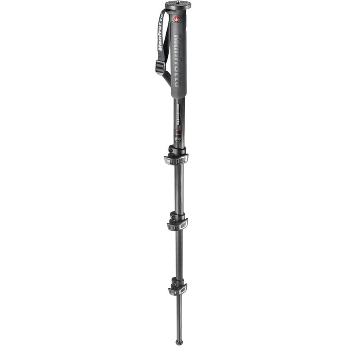 Manfrotto XPRO Carbon Fiber 4-Section Monopod (MPMXPROC4US) Black