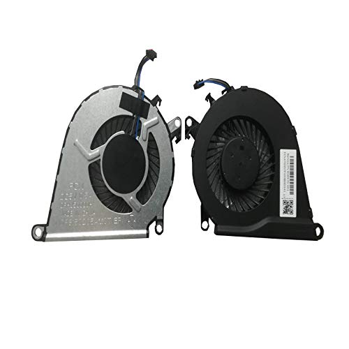 Z-one Fan Replacement for HP Omen 15-ax020ca 15-ax039nr 15-ax252nr 15-ax253dx Series CPU Cooling Fan 858970-001 NS75B00-15K10 4-Wire