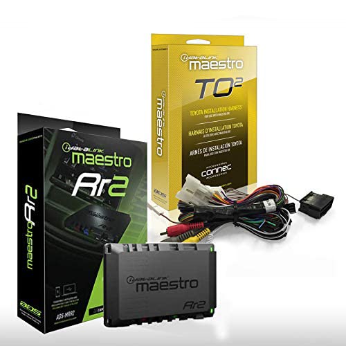 Maestro RR ADS-MRR2 Universal Radio Replacement & Steering Wheel Interface + iDatalink HRN-RR-TO2 Integration Adapter fits Select 2012-up Toyota-Made