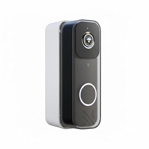 40-Degree Angled Wall Mount Compatible with Blink Video Doorbell Camera Mount - Horizontal Wedge Bracket for Improved Viewing Angle (Unofficial