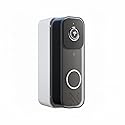 40-Degree Angled Wall Mount Compatible with Blink Video Doorbell Camera Mount - Horizontal Wedge Bracket for Improved Viewing Angle (Unofficial