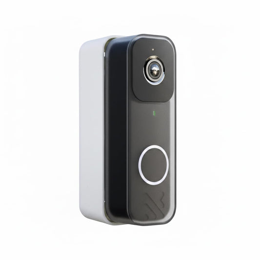 40-Degree Angled Wall Mount Compatible with Blink Video Doorbell Camera Mount - Horizontal Wedge Bracket for Improved Viewing Angle (Unofficial