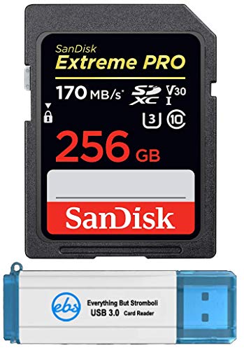 SanDisk 256GB SDXC Extreme Pro Memory Card Works with Dell Inspiron 15 3000, Inspiron 24 5000, Inspiron 27 7000 (SDSDXXY-256G-GN4IN) Bundle with (1)