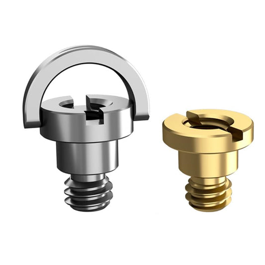 ThtRht 2 Pack Camera Bottom Screw Extender Replacement D-Ring Male to Female 1/4 inch Thread Mount Screws Adapter for Leather Half Case Cover Half