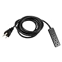 Power All 903250 120 Volt 12 ft Extension Cord w/ 3 Outlet Power Strip - 14 Gauge