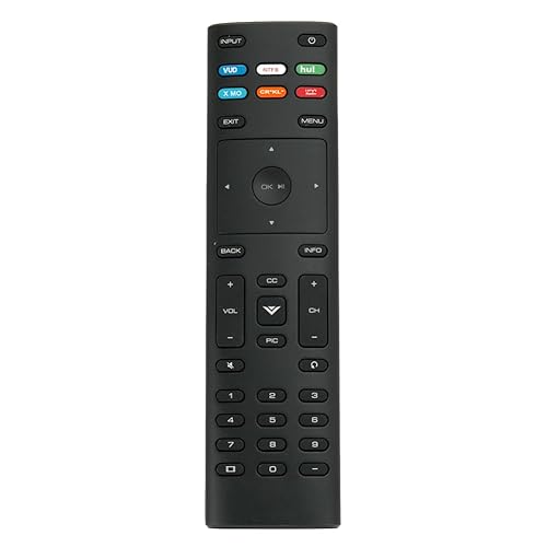 Replacement Remote Control XRT136 Applicable with App Shortcut Button for Vizio TV D55-F2 D50f-F1 D24f-F1 D43f-F1 D32f-F1 P75-F1 d32h-f4 D43-F1 D50-F1