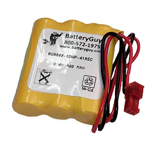 BatteryGuy COT10006 Replacement 3.6V 900mAh Nickel Cadmium Battery Brand Equivalent (Rechargeable)