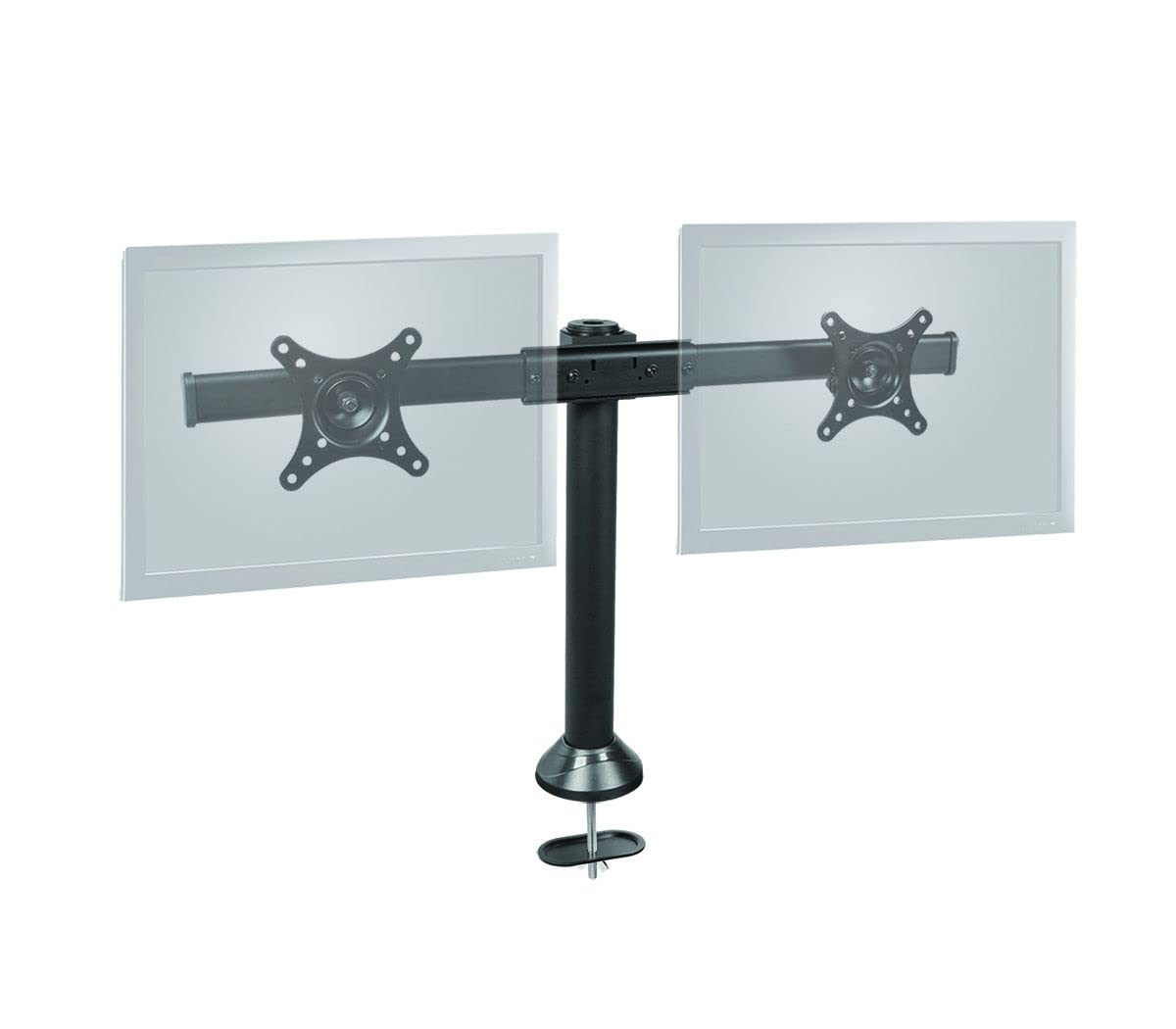 SIIG Accessory CE-MT1712-S2 Side-by-Side Dual Monitor Desk Stand 13inch to 27inch Retail,Black