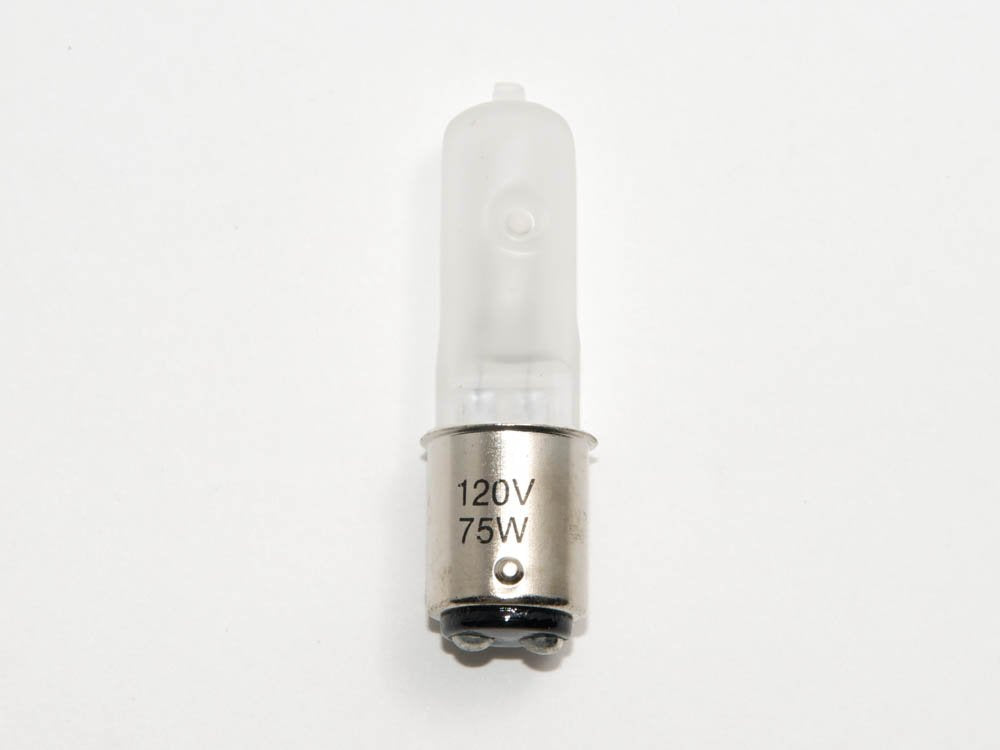 Bulbrite Q75FR/DC 120-Volt Halogen JD Type DC Base Bulb, Frosted, 75-Watt