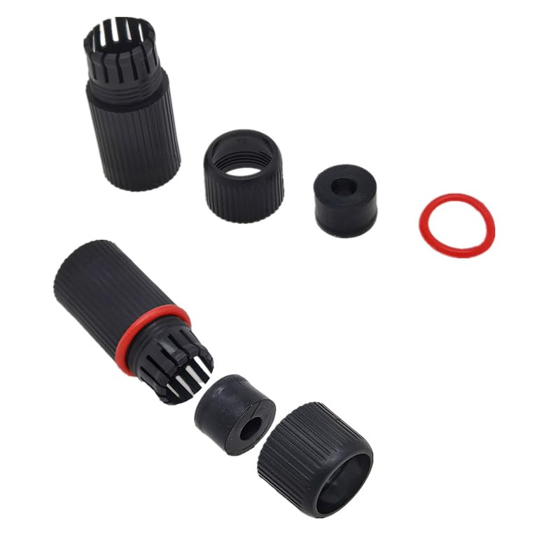 ThtRht 16 Set RJ45 Plug Waterproof Cap Protector Outdoor Ethernet Weatherproof End Cover for PoE Combiner Splitter Adapter Injector Kit Network IP