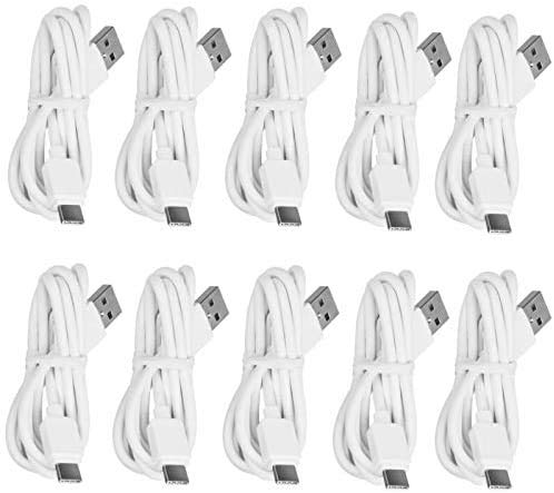 Pack of 10 USB-C to USB-A Fast Charge Cable Charging Cord Quick Type Charger Wholesale for Samsung Galaxy S26 S25 S24 S23 S22 S21 S20 Plus Ultra A17
