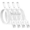 Susnwere 4 Pack [Apple MFi Certified] Apple Charging Cables 6ft, iPhone Chargers, Lightning Fast iPhone Charging Cord for iPhone 12/11/11Pro/11Max…