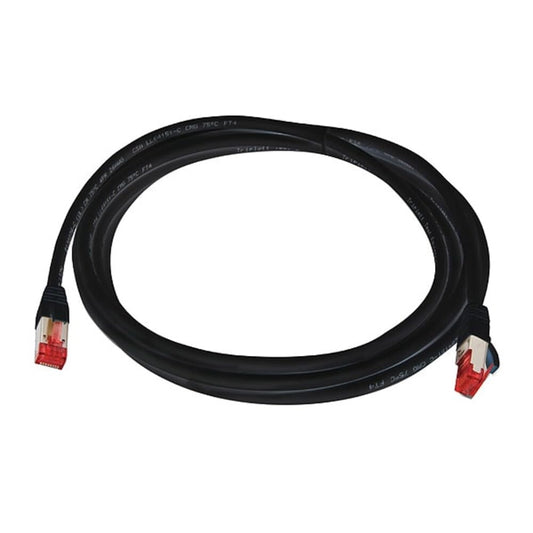 Triplett 10' Black CAT6A 10GBPS Professional Grade SSTP 26AWG Patch Cable (CAT6A-10BK)