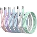 6Pack(3/3/6/6/6/10 FT) Original [Apple MFi Certified] iPhone Charger Fast Charging Lightning Cable iPhone Charger Cord Compatible with iPhone…