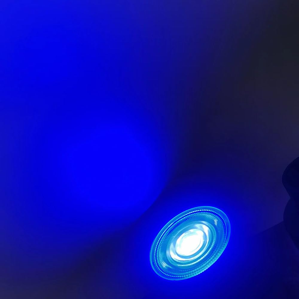 10 Pack Blue PAR16 LED Light Bulb,NOT Dimmable,5W, 500LM, LED Flood Lights (50W Halogen Equivalent) Recessed Spotlights Floor Lamp,Screw Base Pot