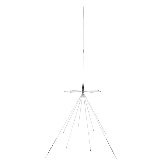 Tram® 300-Watt/200 Watt Broad-Band Scanner 25 MHz to 1,300 MHz Super Discone Stainless Steel Base Antenna with Added CB Transmit Bands