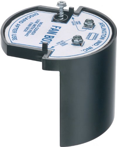 Arlington FB443 Ceiling Fan/Fixture Mounting Box 4.250 Inch x 4.236 Inch x 5.071 Inch 18.3 Cubic-Inch