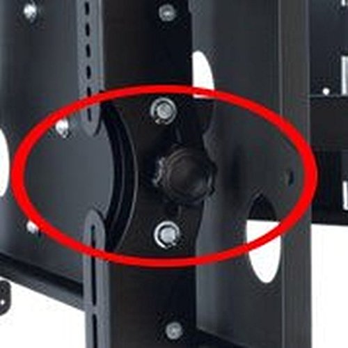 2xhome - New TV Wall Mount Bracket & Single Shelf Package - Secure LED LCD Plasma Smart 3D WiFi Flat Panel Screen Monitor Monitor Display Large