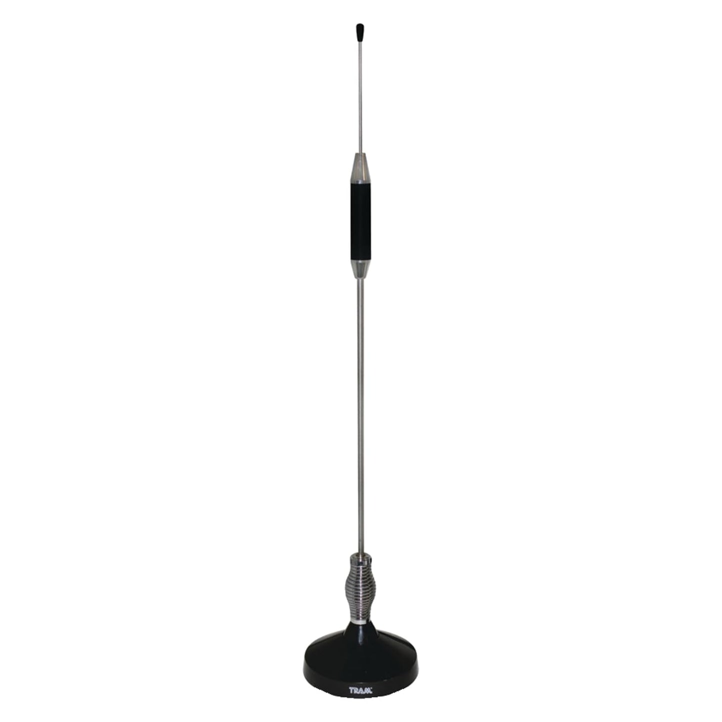 Tram® Center-Load Stainless Steel Whip CB Magnet-Mount Antenna Kit with 3-1/2-In. Magnet and Cable