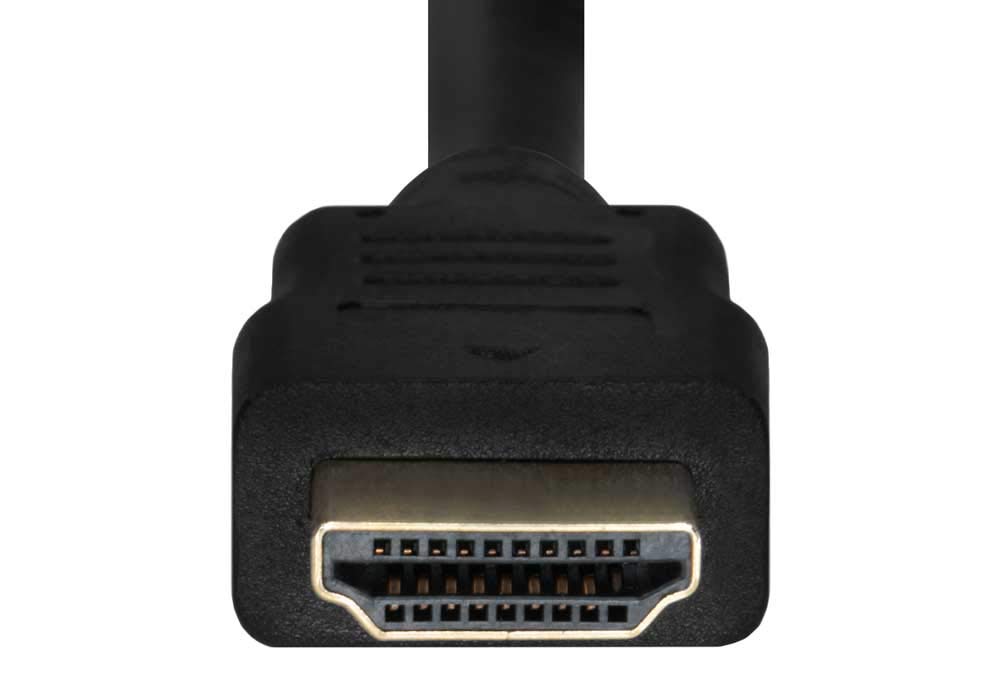 1ft Panel Mount HDMI Cable with Hi-Speed Ethernet v1.4