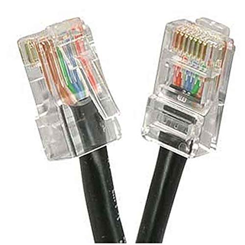 SF Cable 4ft Cat 6 Non-Booted Unshielded (UTP) Ethernet Network Cable, RJ45 Plug, 550Mhz Snagless Patch Cable, 24AWG 4pair Stranded Copper Wire