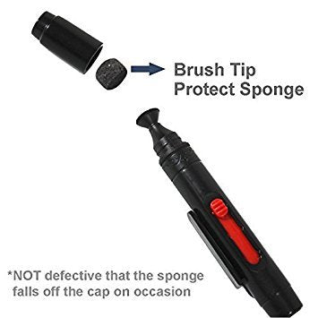LS Photography Photo Camera Cleaning Pen Brush and Air Blower Cleaning Set for DSLR Cameras, Lens and Sensitive Electronics, LGG212