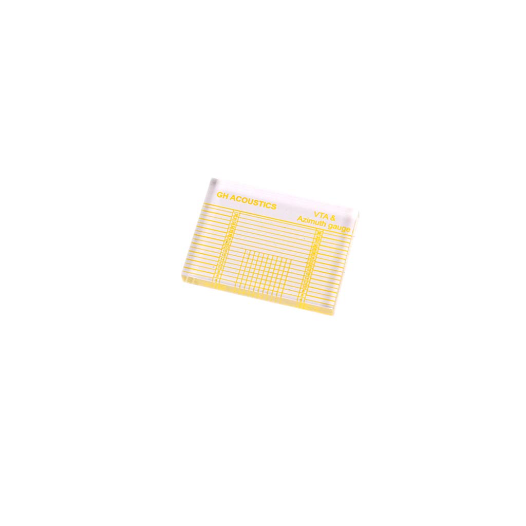 Alnicov LP Vinyl Record Player Azimuth Ruler?for Measuring Phono Tonearm VTA/Cartridge Azimuth Ruler Balance Cartridge Azimuth Ruler