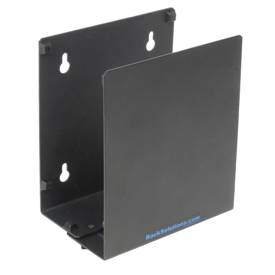 RackSolutions Adjustable Universal PC Wall Mount Clamp - Versatile Mounting Solution