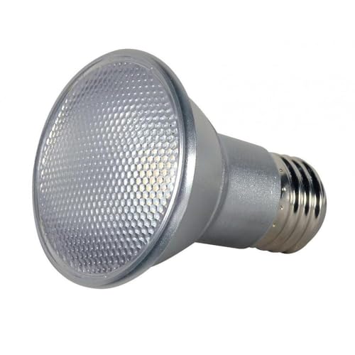 Satco S9401 Medium Base Light Bulb (6-Pack), 120 Volt, 7 Watts, 7PAR20/LED/25'/3000K/120V/D