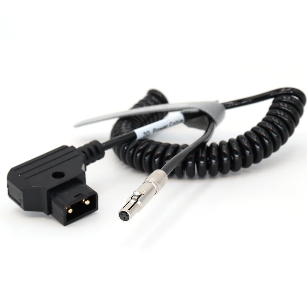 SZJELEN Dtap to Original NSC3F 3Pin Plug for Apollo Monitor Recorder/Odyssey 7Q Power Cable (Spring Line)