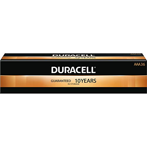 Duracell Professional MN24P36 Coppertop AAA Battery, 1.6-0.75V Operating Voltage (Pack of 36)