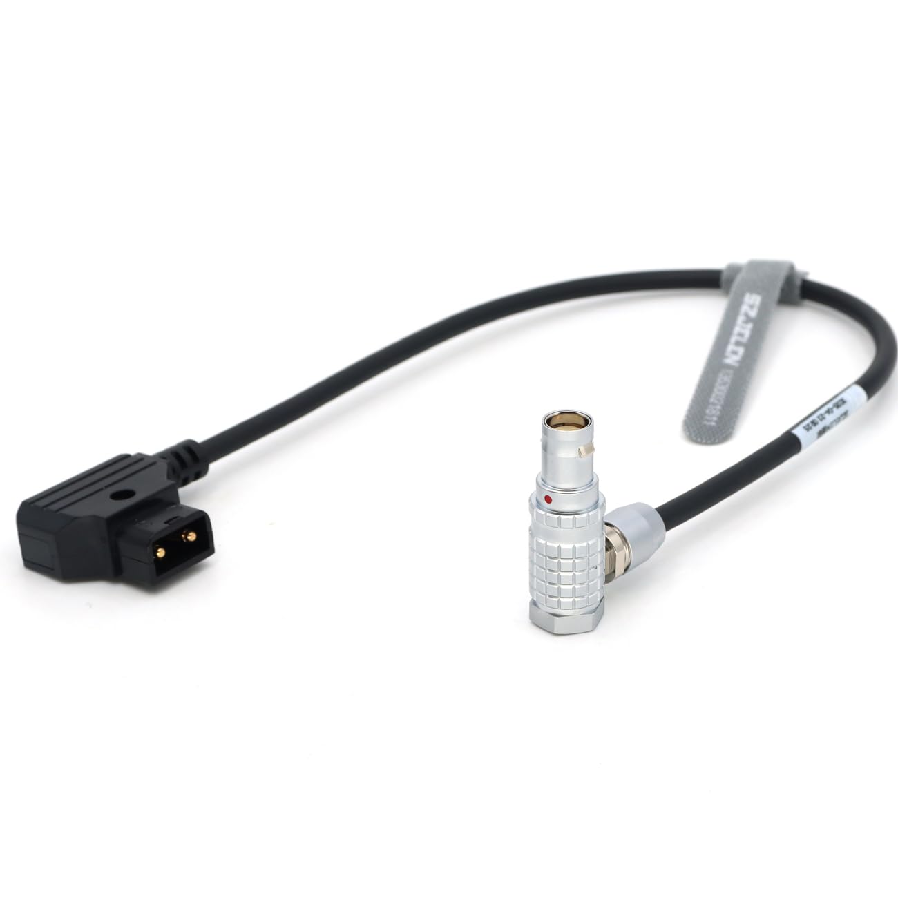 SZJELEN D-Tap to Right Angle 0B 2 Pin Male Power Cable for Teradek Bond SmallHD Monitor Z CAM E2 Camera DJI Ronin ARRI 60cm/23.6 inches (Dtap - Right