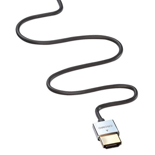 LINDY 41680 0.5m CROMO Slim High Speed HDMI to Micro HDMI Cable with Ethernet